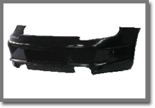 >997 Cup S Rear Bumper for Stock Carrera Body Dual Exhaust	 border=